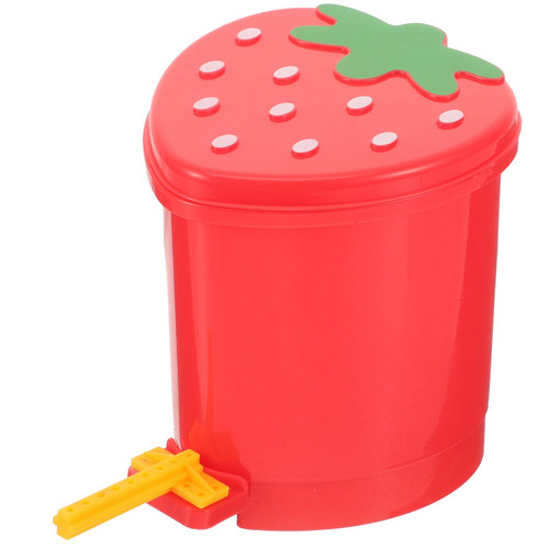 COHEALI Trash can car Garbage can trashcan car Trash bin Decorative Wastebasket Convenient Wastebasket Bedside Trash bin Cartoon Shaped Rubbish bin Supplies Plastic Office Desk