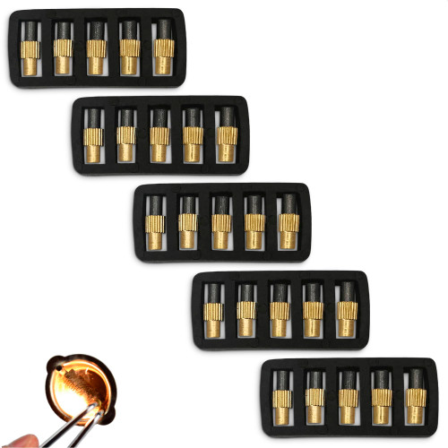 25Pcs Flint Strikers Fire Starter Survival Tool - Single Flint Lighter Flint Refills Small Torch Replacement Flints for Lighters Flint Spark Igniter - Sparker Flints for Clipper Lighters Fire Striker