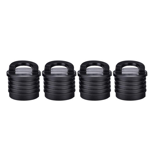 Estink Kayak Scupper Stoppers, 4 Pcs Boat Canoe Kayak Boat Scupper Stopper Bungs Drain Holes Plugs Accessories, Rubber Kayak Scupper Plug Kit for Kayak Canoe Marine Replacement Accessory