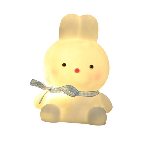 Homoyoyo 1pc Night Light Nightlight Bedside Lamps Night Stand Lamp Rabbit Sculpture Portable Desk Lamp Kids Table Lamp Easter Decor Lamp Desktop Lamp Rabbit Pattern Lamp Girl Heart Plastic