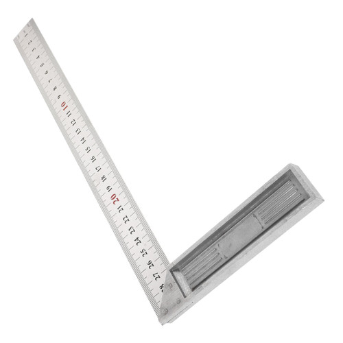 Uonlytech Square Woodworking Measuring Tools Measuring Tools for Woodworking Metal Ruler Woodworking Tool Thicken Angle Ruler Mechanic Measuring Ruler Carpentry Ruler Stainless Steel