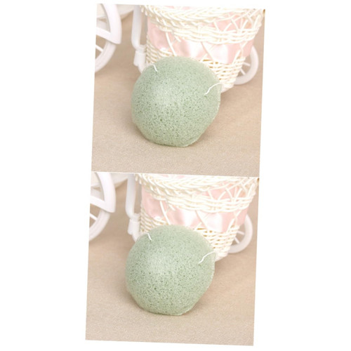 Didiseaon 2pcs Natural Sponges Konjac Sponge Facial Cleaning Konjac Noodles Natural Konjac Facial Sponges Korean Facial Sponge Cleansing Cotton Face