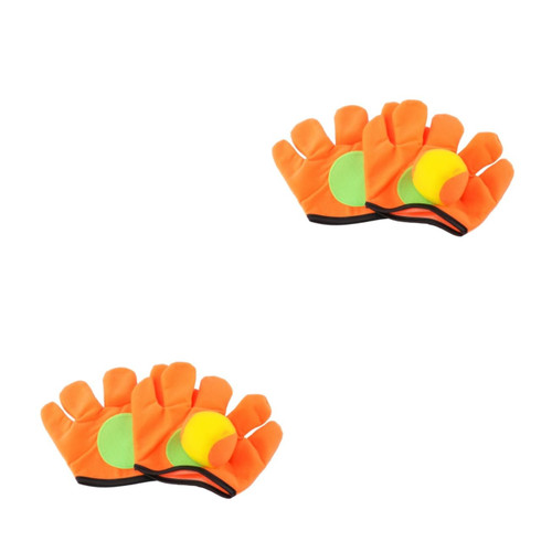 Sosoport 1pc Paddle Catch Ball Suction Cup Ball Toy Toss and Catch Suction Ball Scrump Plush Paddle Catch Toddler Baseball Glove Toss Ball Game Ball Catcher Toy Water Child Outdoor