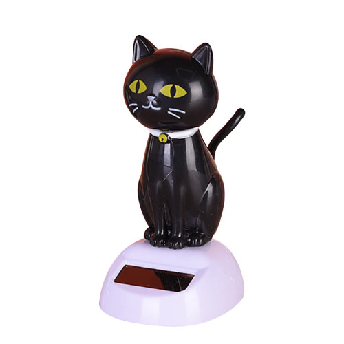 Car Dashboard Decoration Cute Bobble Head Cat Ornament Solar Dancing Toy Shaking Cat Kitten Doll Toy Car Interior Doll Ornament Tabletop Decor Shaking Head Ornament for Car Office Home Decor Black Car Dashboard Decoration Cute Bobble Head Cat Ornament Solar Dancing Toy Shaking Cat Kitten Doll Toy Car Interior Doll Ornament Tabletop Decor Shaking Head Ornament for Car Office Home Decor Black