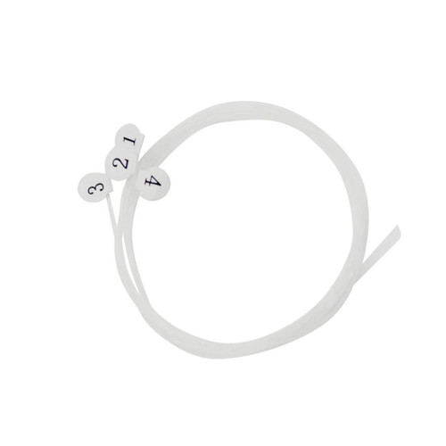 ERINGOGO 4pcs Strings Ukulele Strings Wire Musical Instrument Parts Instrument Parts Accessories Ukulele Wire Banjo Restringing Tool Ukulele Accessories Music Wire Set White Carbon Ballad