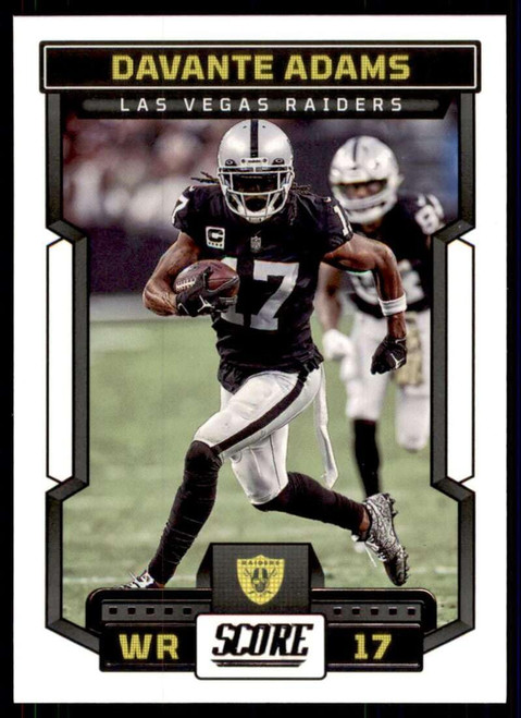 2023 Score #134 Davante Adams NM-MT Las Vegas Raiders Football Trading Card NFL 2023 Score #134 Davante Adams NM-MT Las Vegas Raiders Football Trading Card NFL