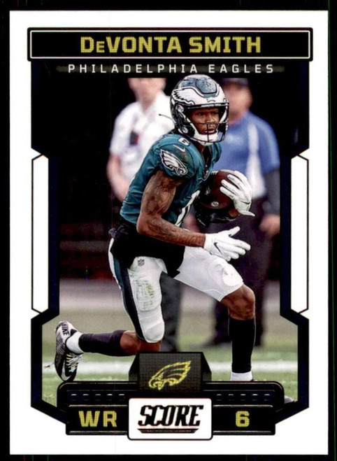 2023 Score #244 DeVonta Smith NM-MT Philadelphia Eagles Football Trading Card NFL 2023 Score #244 DeVonta Smith NM-MT Philadelphia Eagles Football Trading Card NFL