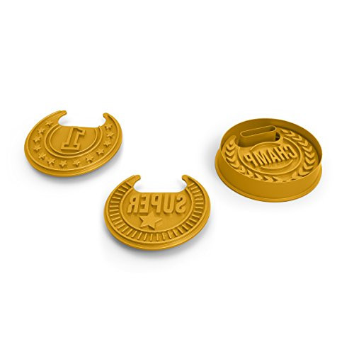 Fred TOP COOKIE Cutter/Stampers with Ribbons, Set of 3