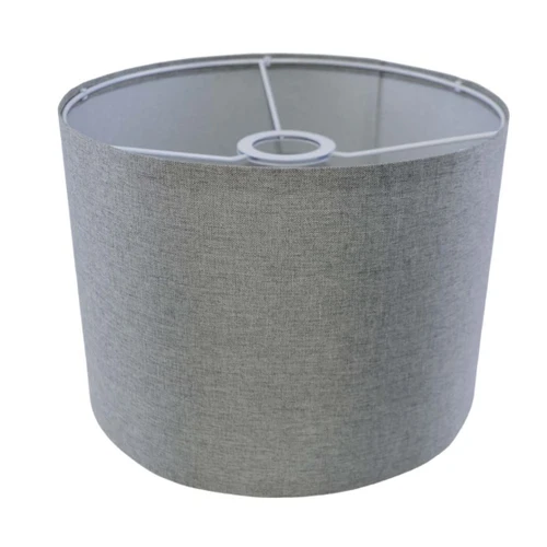 Lamp Shades, Floor Lamp Shades Table Fine Linen Lampshade Covers Removable Washable Drum Lampshades for Bedside Lamp, Table Lamp, Floor Lamp 7.86x7.86x7.07 Inch Grey