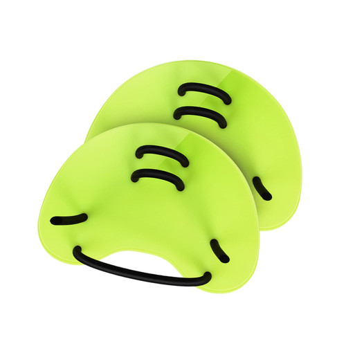 Aosekaa Swimming Hand Paddles with Adjustable Strap Swimming Exercise Equipment Swim Training Hand Paddles for Swimmer Beginner , Green