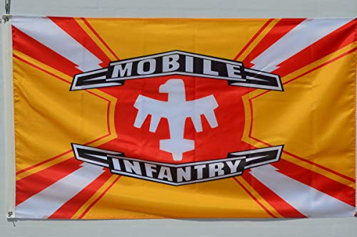 Astany Mobile Infantry and Federation Flag Starship Troopers 3x5ft Banner