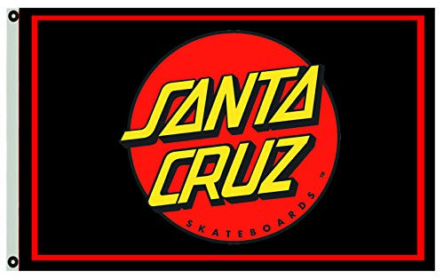 Astany Santa Cruz Skateboards Flag 3X5ft Banner Man Cave