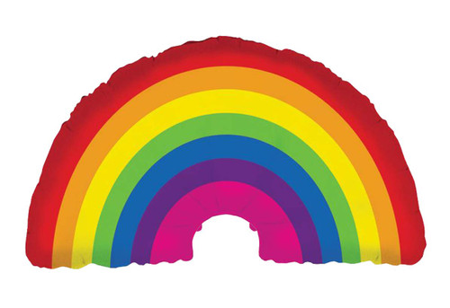 Colorful Rainbow Jumbo 36" Foil Party Balloon