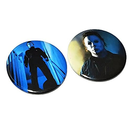 Halloween Michael Myers Button Pins Collection Poster Art Scary Birthday Gifts Horror Fan Artwork