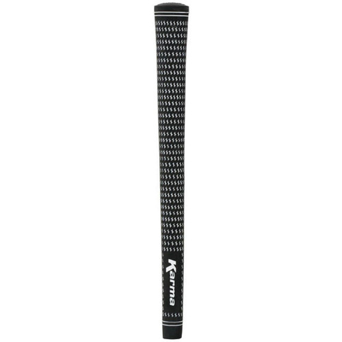 Karma Velour Black/White Jumbo Plus (+1/8") Golf Grip