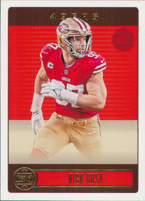2023 Panini Legacy #88 Nick Bosa San Francisco 49ers Official NFL Football Card in Raw (NM or Better) Condition 2023 Panini Legacy #88 Nick Bosa San Francisco 49ers Official NFL Football Card in Raw (NM or Better) Condition