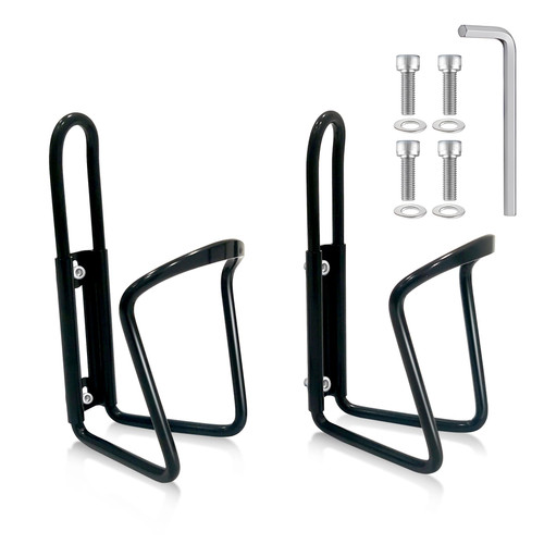 MEELOD Bike Water Bottle Cages, 2Pack Basic Mountain Bike MTB Road Bike Cycling Bicycle Alloy Aluminum Lightweight Water Bottle Holder Cages Brackets, Bike Accessories MEELOD Bike Water Bottle Cages, 2Pack Basic Mountain Bike MTB Road Bike Cycling Bicycle Alloy Aluminum Lightweight Water Bottle Holder Cages Brackets, Bike Accessories