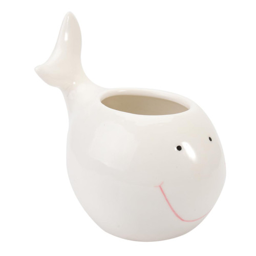 Yardwe 1pc Succulent Potted Plants Ceramic Flower Planter Ceramic Cactus Pot Porcelain Planter Pot Ceramic Plant Pots Ceramic Planters Bonsai Pot Small White Ceramics Porcelain Flowerpot