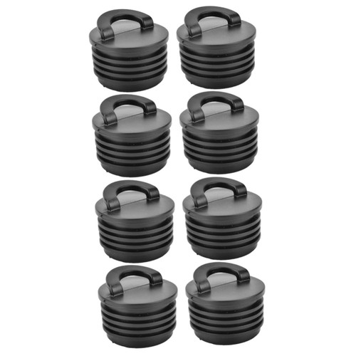 Kisangel 8 pcs Kayak Drain Plug Kayak Accessories Holes Stopper Bung Boat Drain Hole Plugs Canoe Boat Drain Plugs Boat Scupper Stoppers Universal Plug Scupper Plug Rubber Stopper Marine