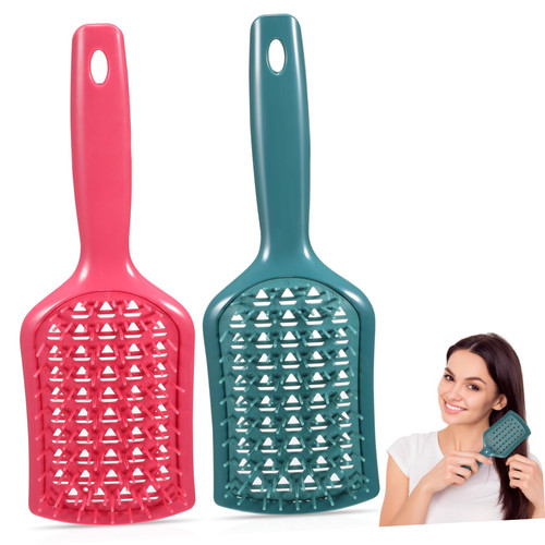 minkissy 2pcs Air Cushions Massage Comb Massage Hair Brush Airbag Comb Paddle Hair Brush Women Hair Comb Detangling Brush Mens Combs for Hair Handheld Hairbrush Major Women's Abs Hair Dryer