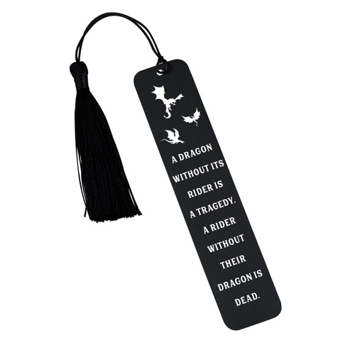 Fourth Wing Bookmark for Book Lover, Bookmarks for Bookworm Bookish Nerd Fans of Fourth Wing, Dragon Bookmark Gift, Fourth Wing Merchandise, Christmas Birthday Book Club Gift Ideas Book Accessories