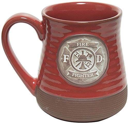 Abbey Gift Firefighter Pottery Mug