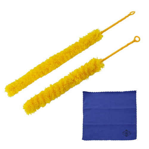2Pcs Flutes Cleaning Brush,Flute Cleaning Brush Flute Cleaning Swab Brush Compatible with Woodwind Flute Parts