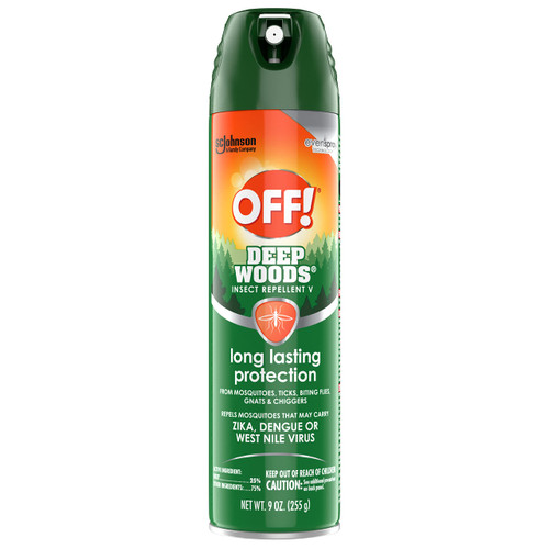 OFF! Deep Woods Insect Repellent Aerosol, Bug Spray with Long Lasting Protection from Mosquitoes, 9 oz OFF! Deep Woods Insect Repellent Aerosol, Bug Spray with Long Lasting Protection from Mosquitoes, 9 oz