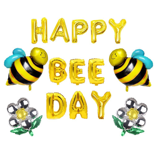 Siticoto Happy Bee Day Balloons Set, Honey Bee Balloon Bumble Bee 1st First Birthday Banner Bumble Bee Balloons for 1st Bee Day Party Decorations Baby Shower Bumble Bee Themed Party Supplies Siticoto Happy Bee Day Balloons Set, Honey Bee Balloon Bumble Bee 1st First Birthday Banner Bumble Bee Balloons for 1st Bee Day Party Decorations Baby Shower Bumble Bee Themed Party Supplies