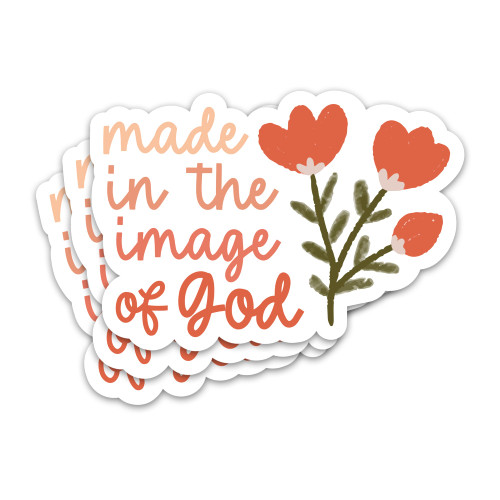 ZURRAM 3PCS Christian Faith 3" Sticker, Vinyl Waterproof God Jesus Scripture Decal, Made in The Image of God Religious Sticker for Laptop Water Bottle Bible Journal 3 Inches ZURRAM 3PCS Christian Faith 3" Sticker, Vinyl Waterproof God Jesus Scripture Decal, Made in The Image of God Religious Sticker for Laptop Water Bottle Bible Journal 3 Inches