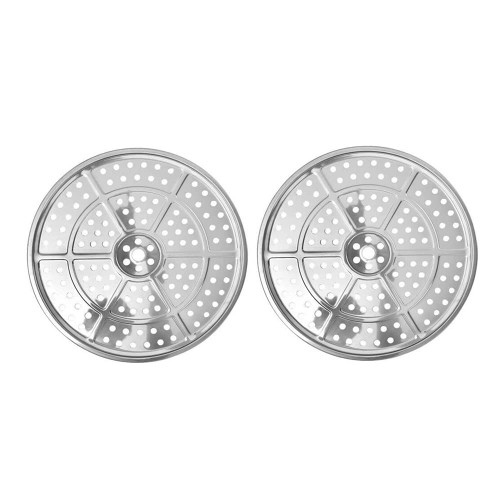 AISIBO Stainless Steel Canner Rack, 2PCS Pressure Cooker Rack, Canner Rack, Pressure Cooker Canner Rack for Pressure Canner Cooking, Toast, Baking, Compatible