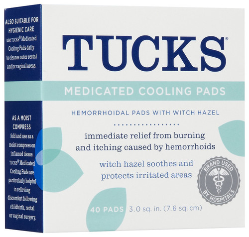 Tucks Medicated Pads 40 Each