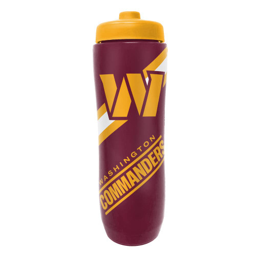 Party Animal NFL Washington Commanders Squeezy Water Bottle, Team Color Party Animal NFL Washington Commanders Squeezy Water Bottle, Team Color