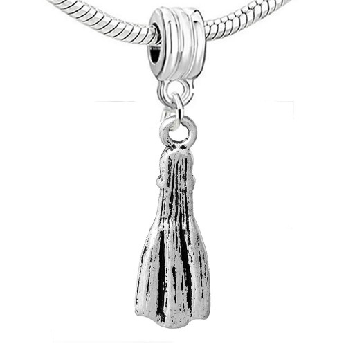 Sexy Sparkles Scuba Diving Fin Charm Bead for European Snake Chain Charm Bracelet