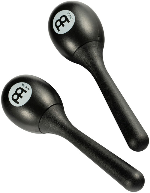 Meinl Percussion PEMBK Plastic Egg Maracas, Black