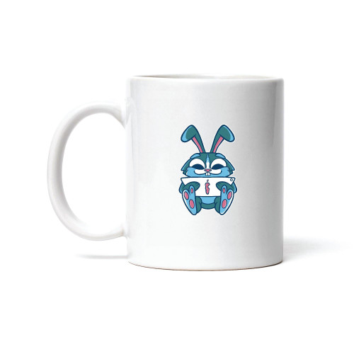 Homeschooling with Electronic Tablets Gift Ideas for Rabbit Lovers 11oz 15oz White Coffee Mug