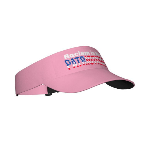 Sun Visors Racism is Not Patriotism Sunscreen Sport Baseball Empty Top for Women Men Black