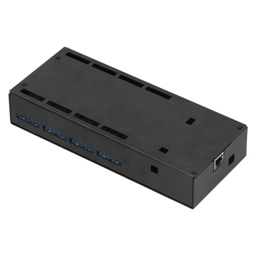 Power Amplifier Chassis, Sturdy Aluminum Alloy Durable Convenient Relay Enclosure Case for Computer