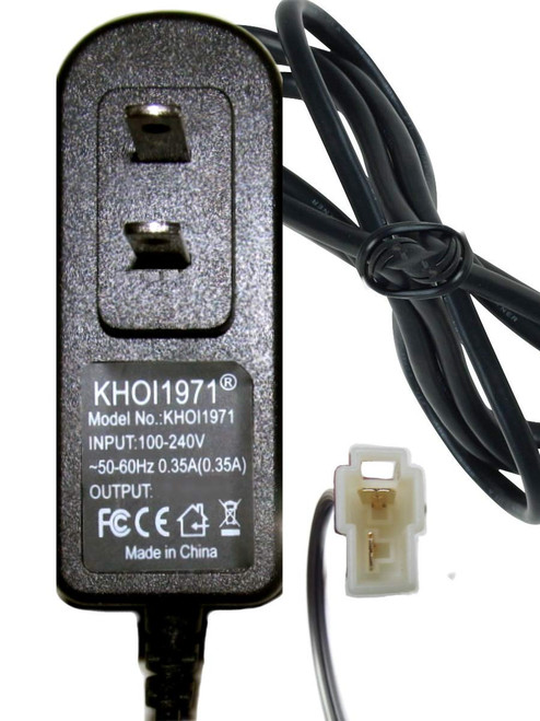 KHOI1971 Wall Charger AC Adapter Power Compatible with Purple KT1162 Blue Green KT1161 KIDTRAX Melody Toddler Quad 6V-Volt Battery Charger AC Adapter NOT Created or Sold by KIDTRAX