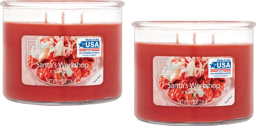 Mainstays 11.5oz Scented Candle 2-Pack (Santas Workshop) Mainstays 11.5oz Scented Candle 2-Pack (Santas Workshop)