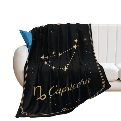 wvihgku Capricorn Constellation Blanket Astrology Sign Throw Blanket, Lightweight Microfiber Blanket Birthday Graduation to Mom Gifts for Women Men 50x40 in wvihgku Capricorn Constellation Blanket Astrology Sign Throw Blanket, Lightweight Microfiber Blanket Birthday Graduation to Mom Gifts for Women Men 50x40 in
