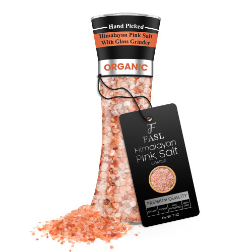 Organic Pink Himalayan Salt with Grinder 7.0 oz