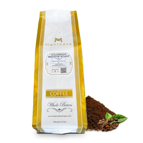 Montkava Gold Label Colombian Whole Beans Specialty Coffee (Medium Roast Colombian Whole Beans Specialty) (Medium Roast Colombian) Montkava Gold Label Colombian Whole Beans Specialty Coffee (Medium Roast Colombian Whole Beans Specialty) (Medium Roast Colombian)