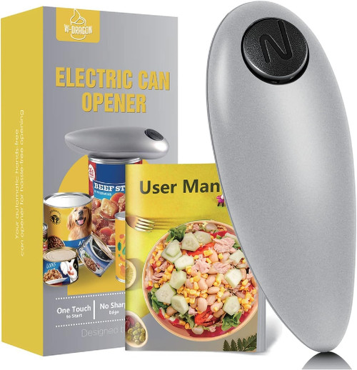 Electric Can Opener Hands Free Automatic Can Opener with Smooth Edges Safe Battery Operated Operation Can Opener Restaurant Kitchen Gadget Gift for Chefs, Housewives and Senior with Arthritis Electric Can Opener Hands Free Automatic Can Opener with Smooth Edges Safe Battery Operated Operation Can Opener Restaurant Kitchen Gadget Gift for Chefs, Housewives and Senior with Arthritis