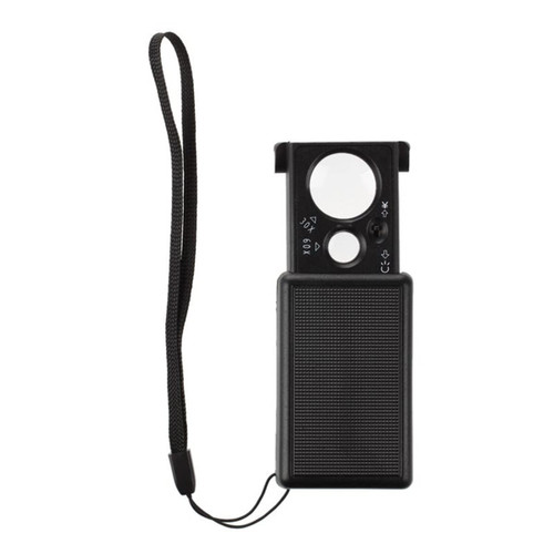 Microscope Accessories Kit 30X 60X Magnifier LED Pocket Jeweller Microscope Microscope Slides