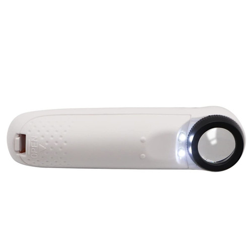 Microscope Kit Portable 40x Magnifying Glass with LED Light Handheld Magnifier Microscope Microscope Lens Adapters