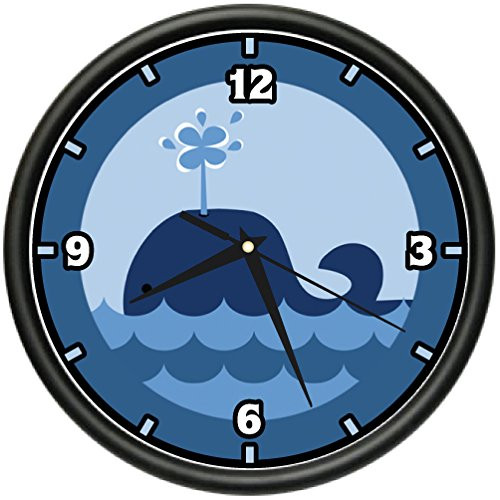 SignMission Whale Wall Clock Animals Cute Ocean sea Marine Gift, Beagle