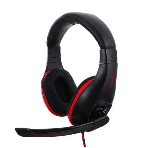 UKCOCO Headphones Noise Cancelling Gaming Headset On Ear Gaming Headset Over Ear Gaming Headphone Stereo Over Ear Gaming Headset Notebook Wired Earphone Ear Pads Abs in-Ear Travel