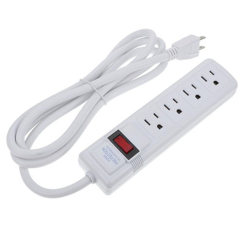 HEMOTON Surge Protected Outlet Charger Protector Extension Socket Row Charger Electrical Multi-outlets Multi-Function Power Outlet Home Power Outlet White Household Abs Power Board