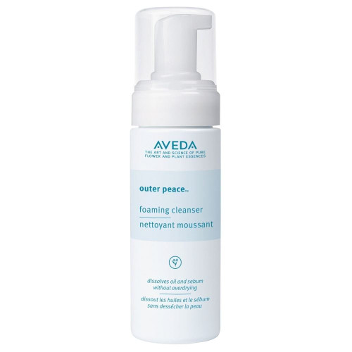 Aveda Outer Peace Foaming Cleanser 4.2 oz Deeply Cleanses Pores Without Irritating Skin